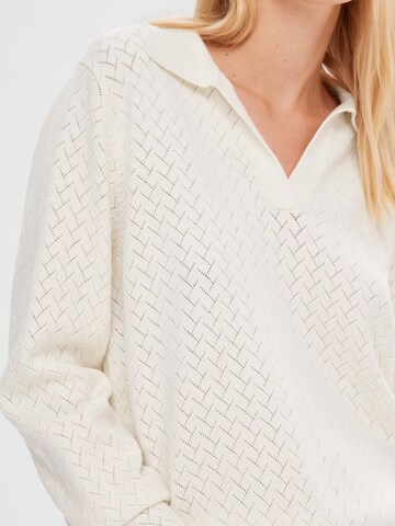 SELECTED FEMME Sweater in White