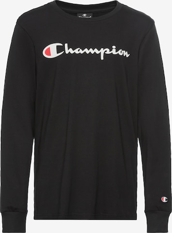 Champion Authentic Athletic Apparel Shirt in Zwart: voorkant