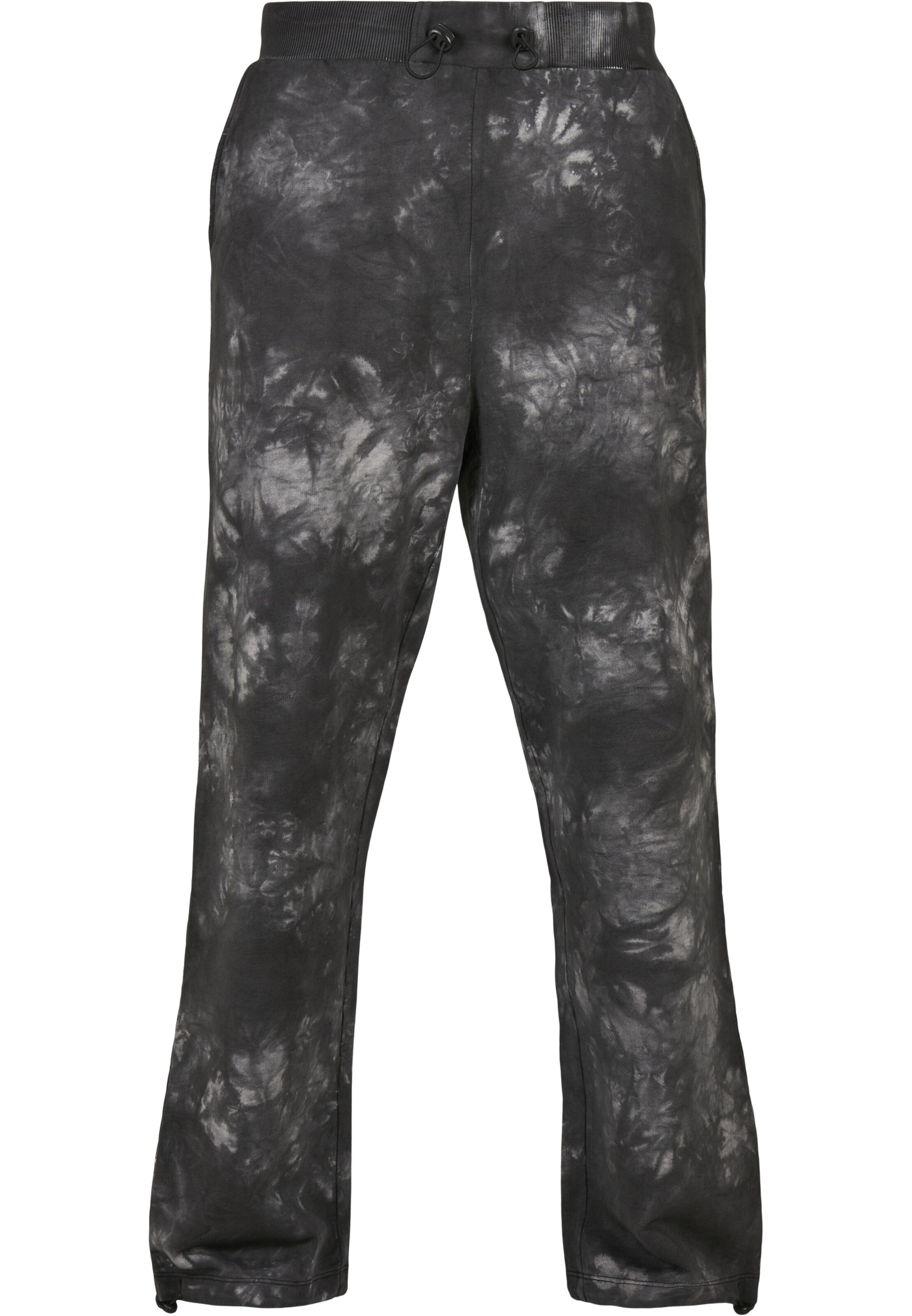 Urban Classics Regular Trousers in Black: front