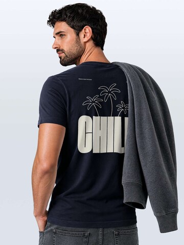 Neverless Shirt 'chill' in Blue