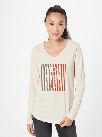 T-shirt 'VICTORY' Key Largo en beige : devant