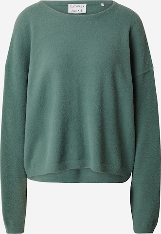 CATWALK JUNKIE Sweater in Green: front