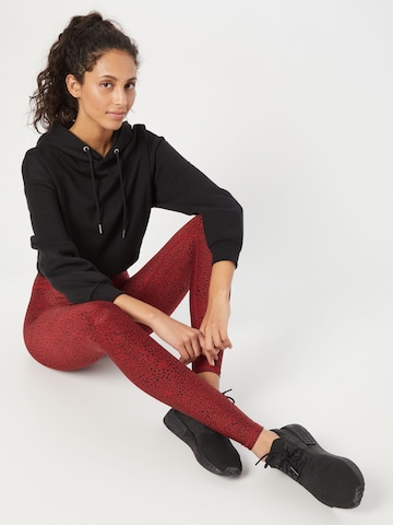 ONLY PLAY Skinny Sports trousers 'Afia' in Red