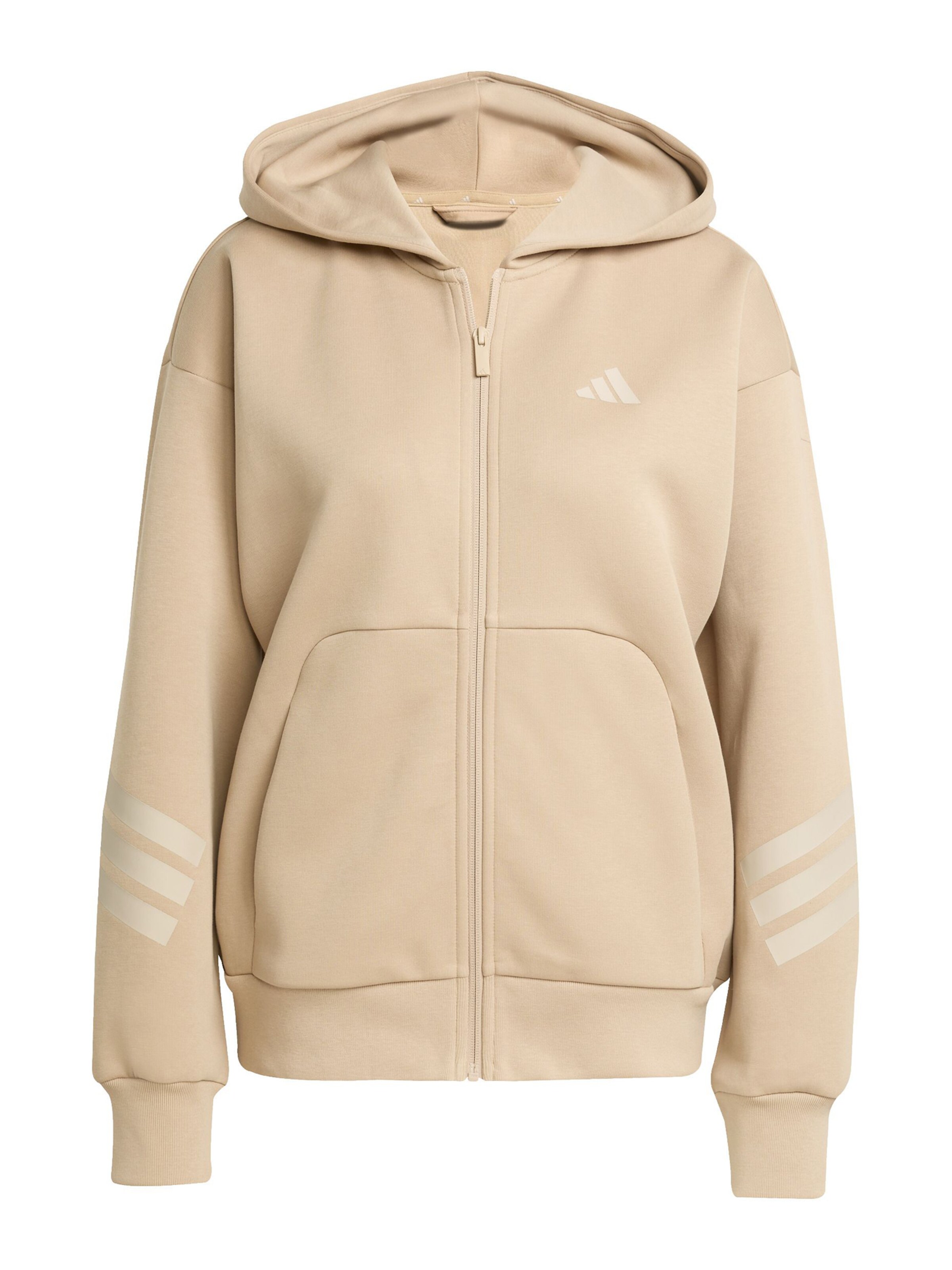Veste de survêtement 'Future Icons' ADIDAS SPORTSWEAR en beige : devant
