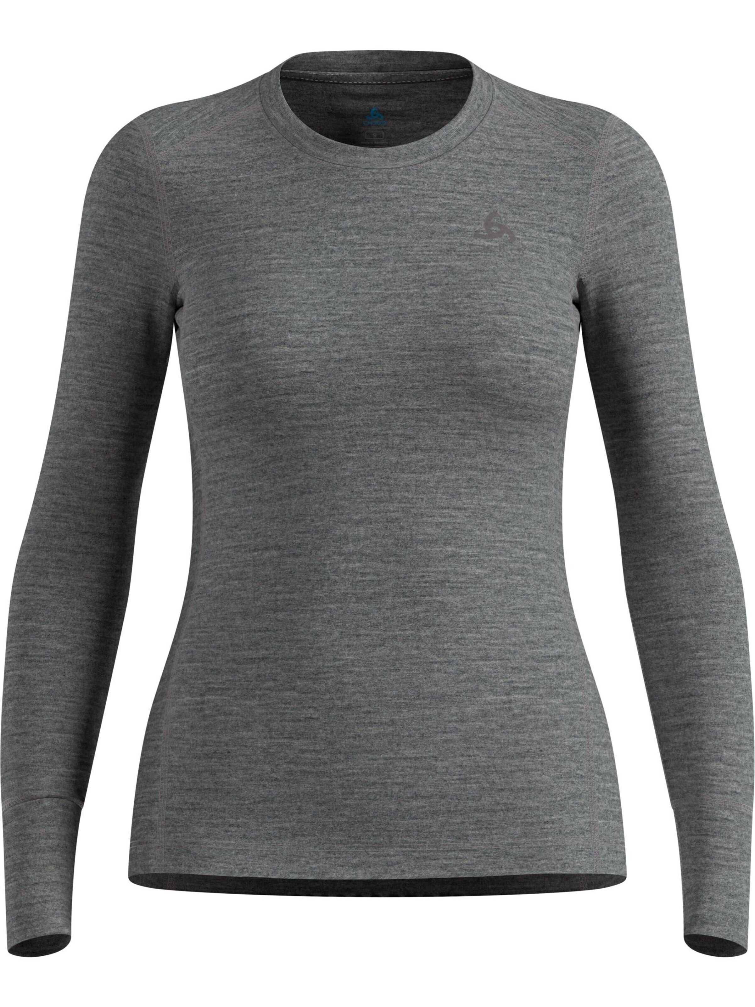ODLO Base Layer 'MERINO 200' en XS/A/B/C en gris fumé, Vue avec produit