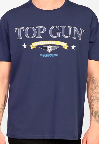 TOP GUN Shirt in Blauw: voorkant