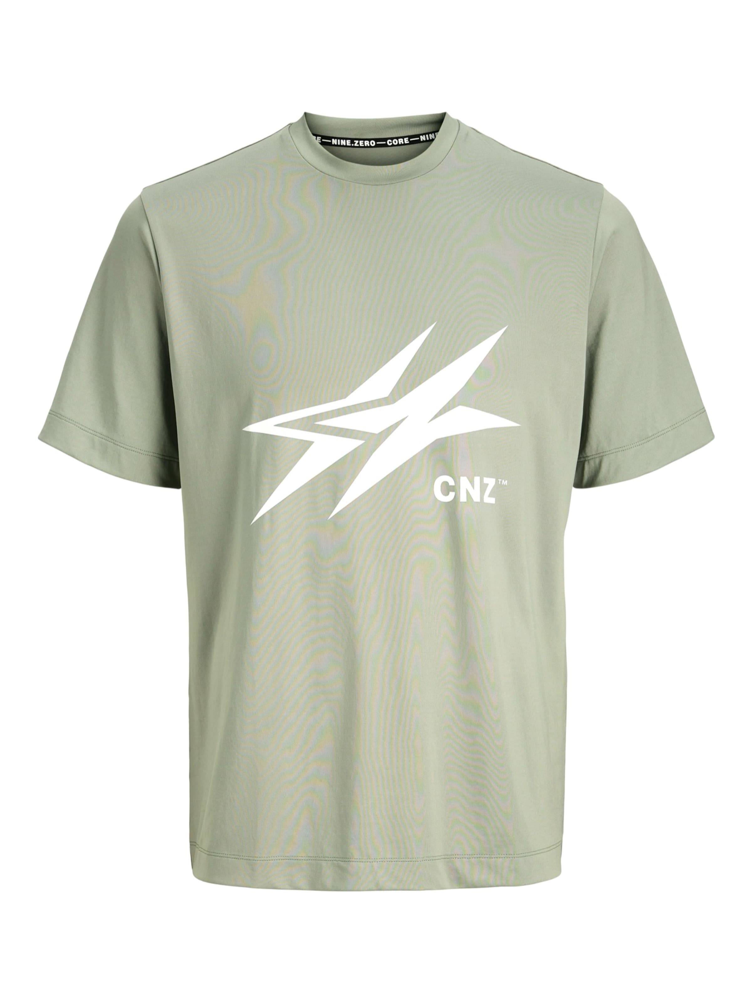 JACK & JONES - Camiseta 'JCOCNZAMSTERDAM' en gris: frente