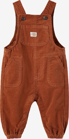 NAME IT Regular Overalls 'Bob' in Brown: front