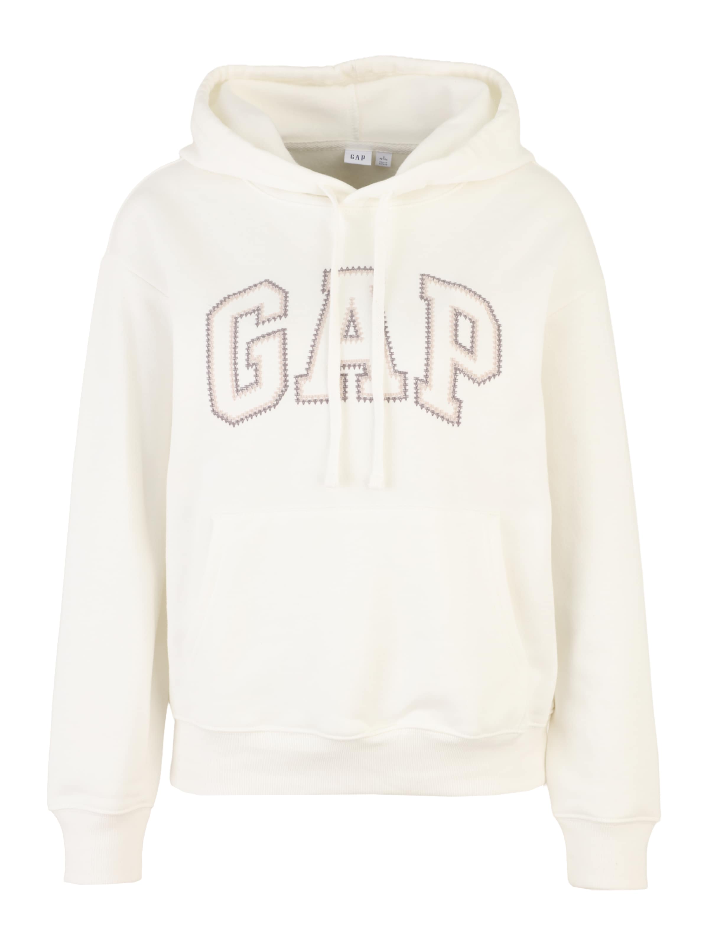Felpa 'HERITAGE' di Gap Petite in bianco: frontale