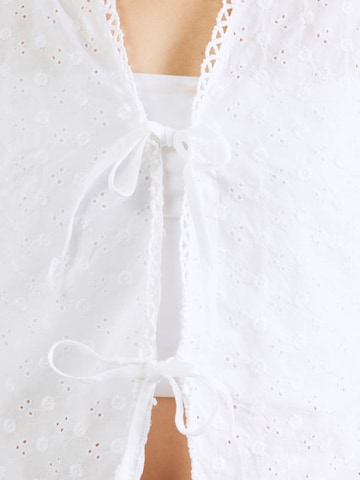 Gina Tricot Mellény 'Anglaise' - fehér