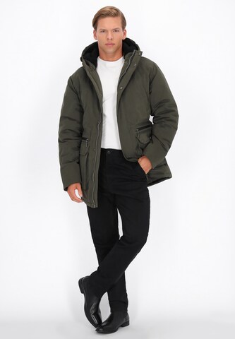 Parka mi-saison DreiMaster Klassik en vert