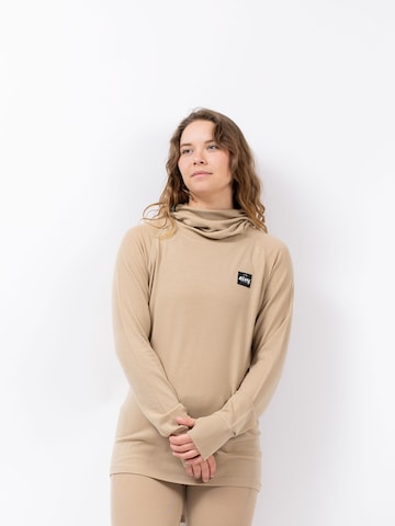 T-shirt fonctionnel 'Icecold' Eivy en beige : devant
