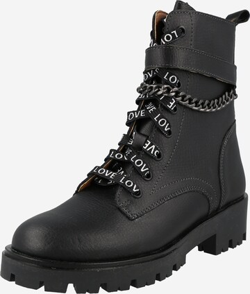 Bottes 'Gina Gabri' Braqeez en noir : devant