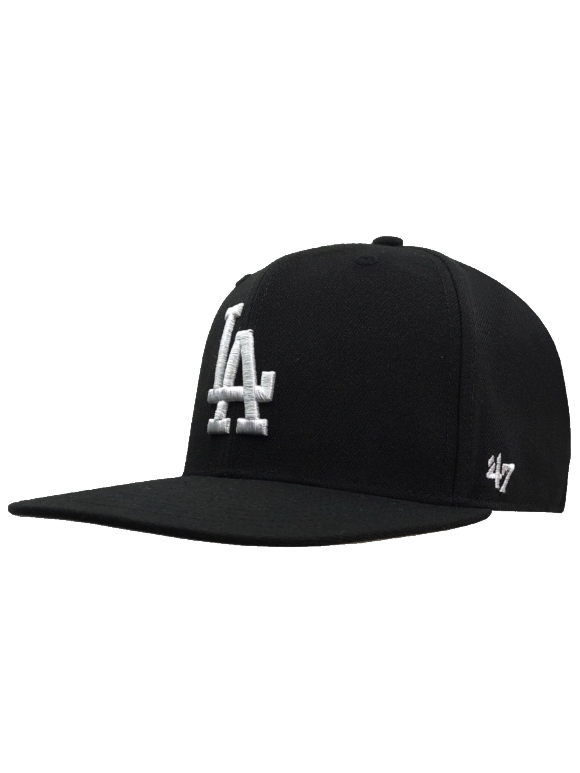 Casquette 'Los Angeles Dodgers No Shot 47 Captain' 47 en noir : devant