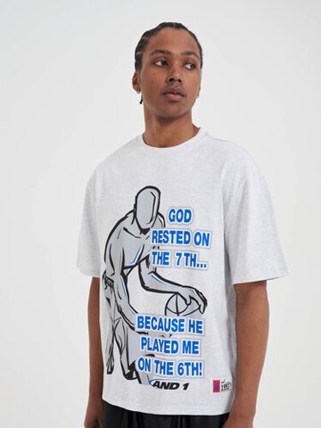 T-Shirt AND1 en gris : devant