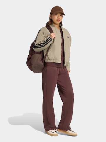 Wide leg Pantaloni sportivi di ADIDAS SPORTSWEAR in marrone: frontale