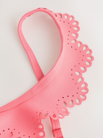 Next Triangel Bikinioverdel i pink