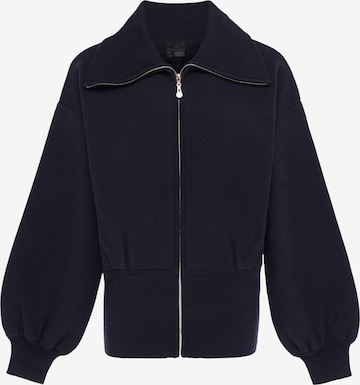 Cardigan DreiMaster Klassik en bleu : devant