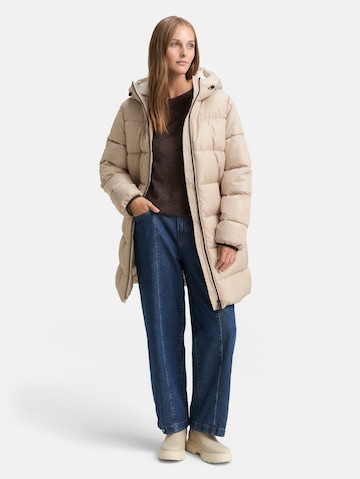 TOM TAILOR DENIM Wintermantel in Beige