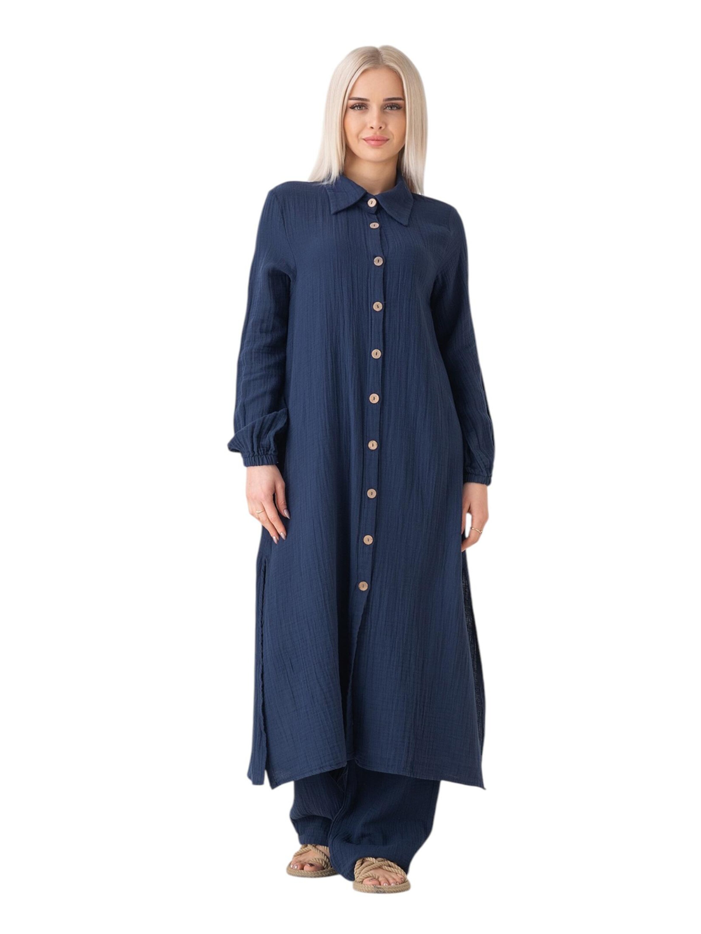 WENOR Blouse 'Nergis' in Blauw