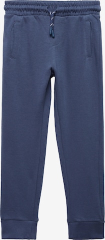 MANGO KIDS Tapered Pants 'FRANCIA5' in Blue: front