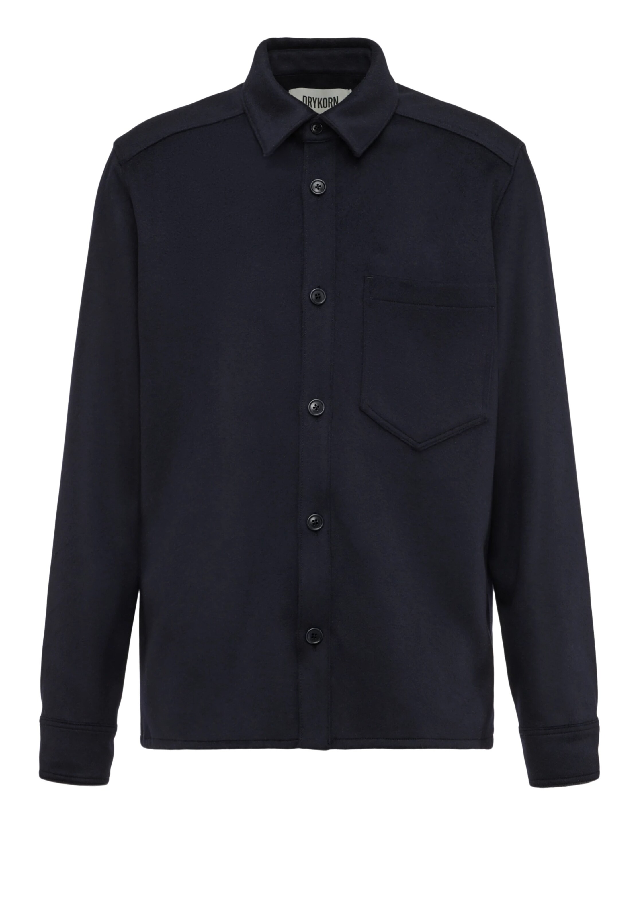 DRYKORN Regular fit Button Up Shirt ' Dieggo' in Blue: front
