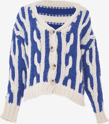 ebeeza Strickjacke in Blau: Vorderseite