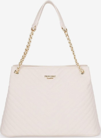 Princely London - Bolso de mano 'Nina' en blanco: frente