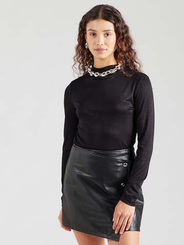 NÜMPH - Camiseta 'CONNY' en negro: frente