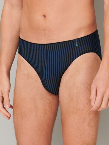 SCHIESSER - Braga 'Long Life Soft' en azul: frente