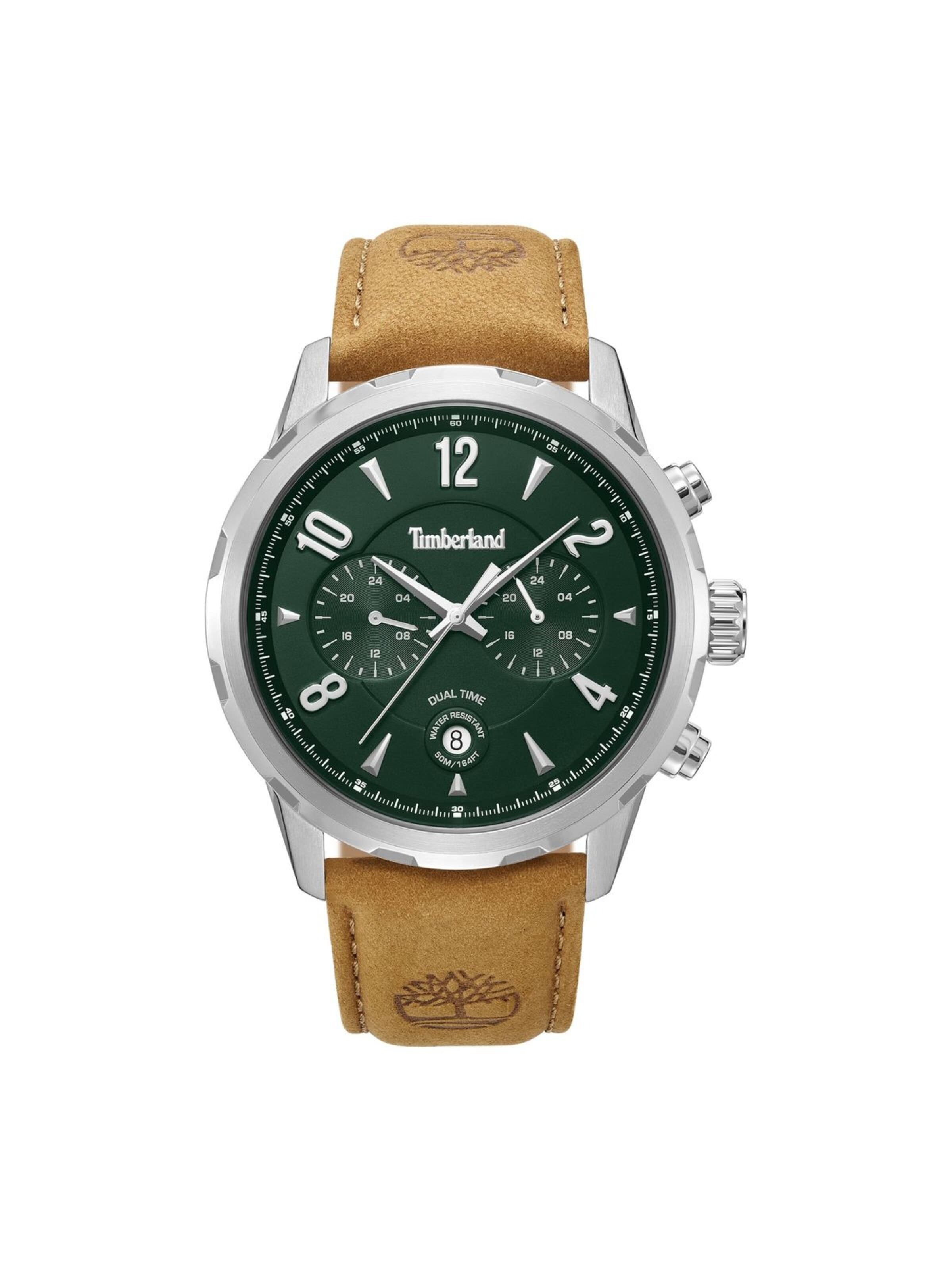 Montre à affichage analogique TIMBERLAND en vert : devant