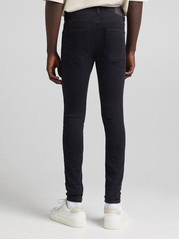 Bershka Skinny Jeansy w kolorze niebieski