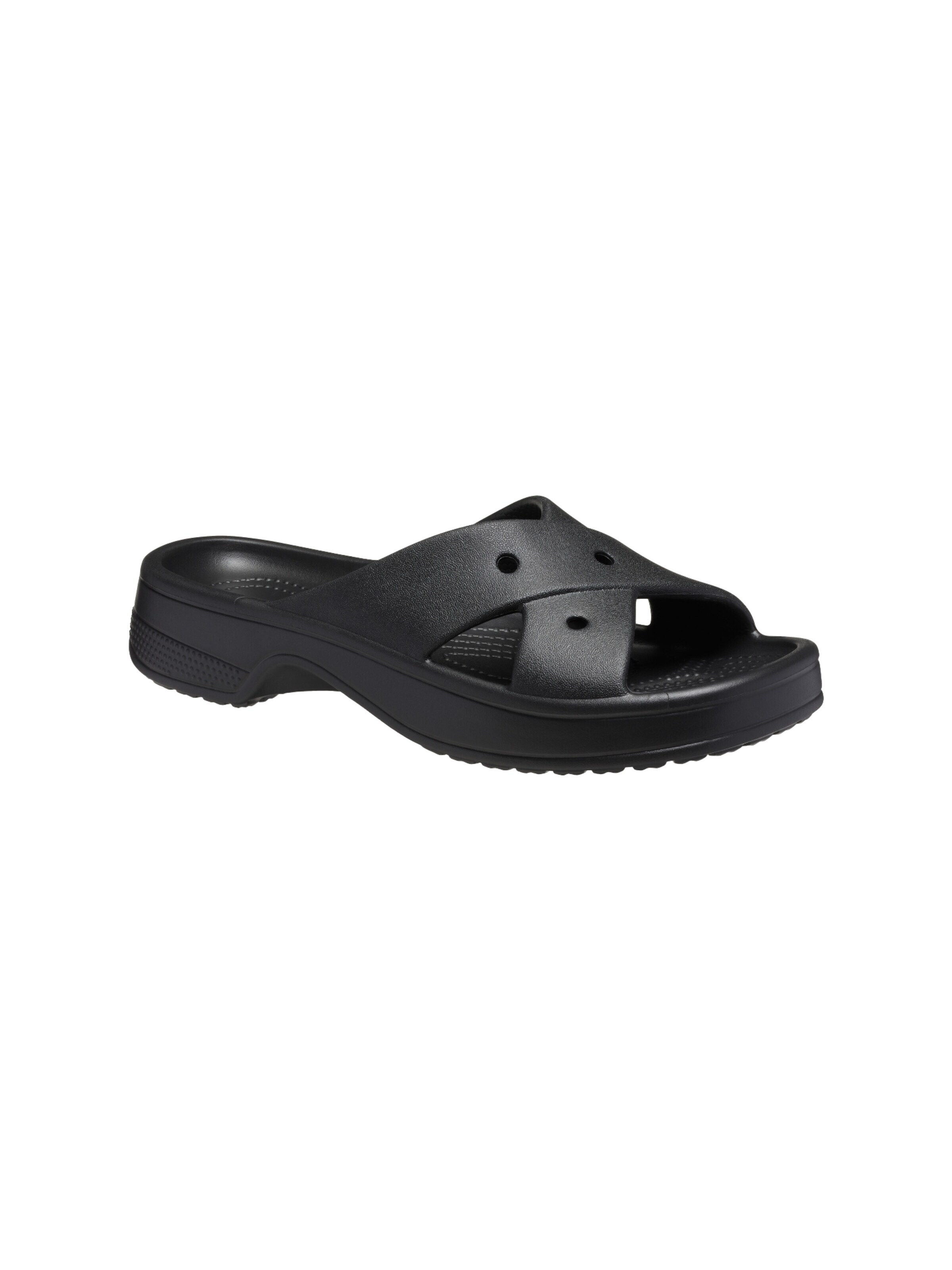 Crocs Sandal 'Cross-Strap-Sandalen zum Hineinschlüpfen' in Black