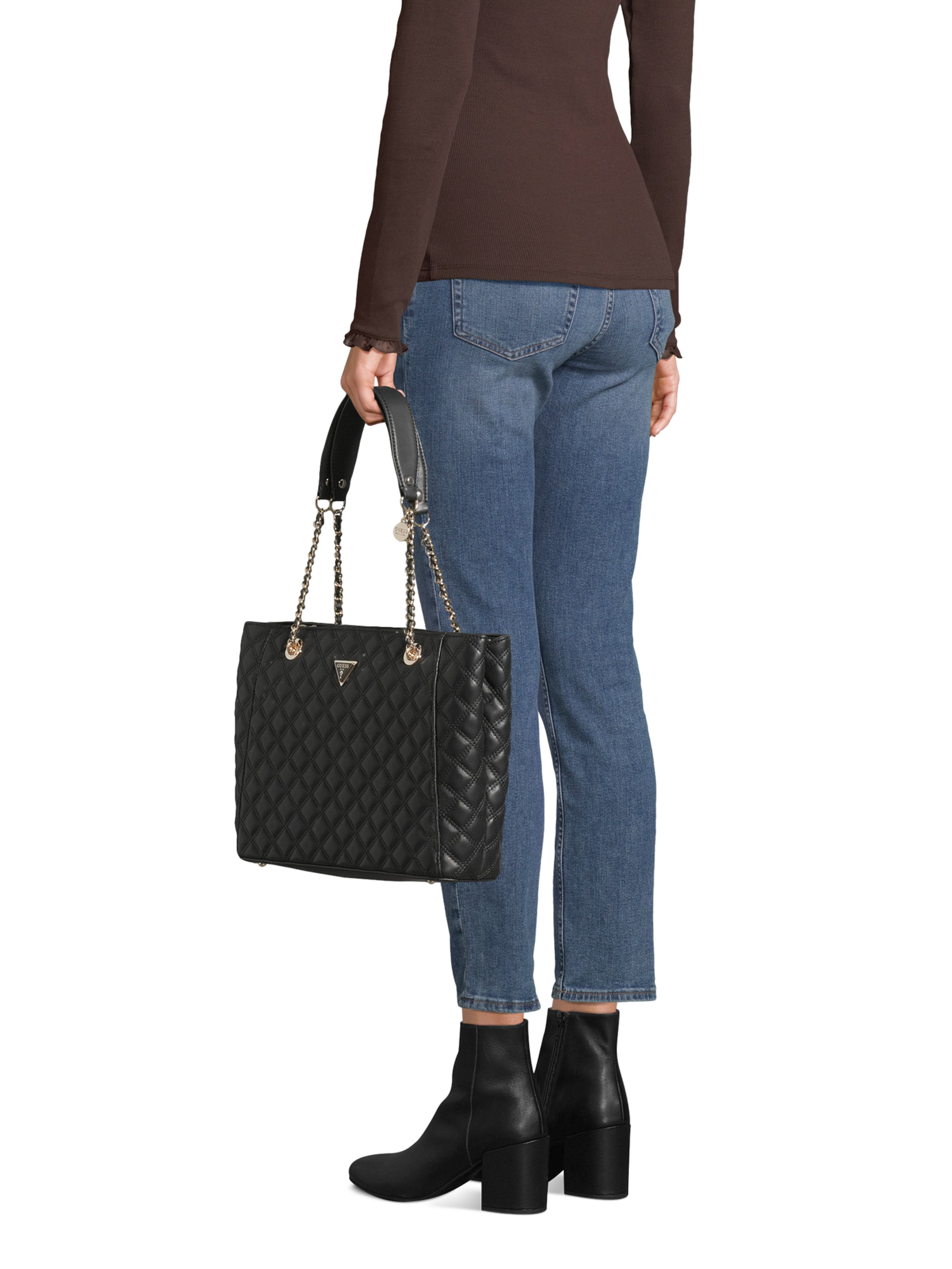 Cabas 'GIULLY II LARGE TOTE' GUESS en noir