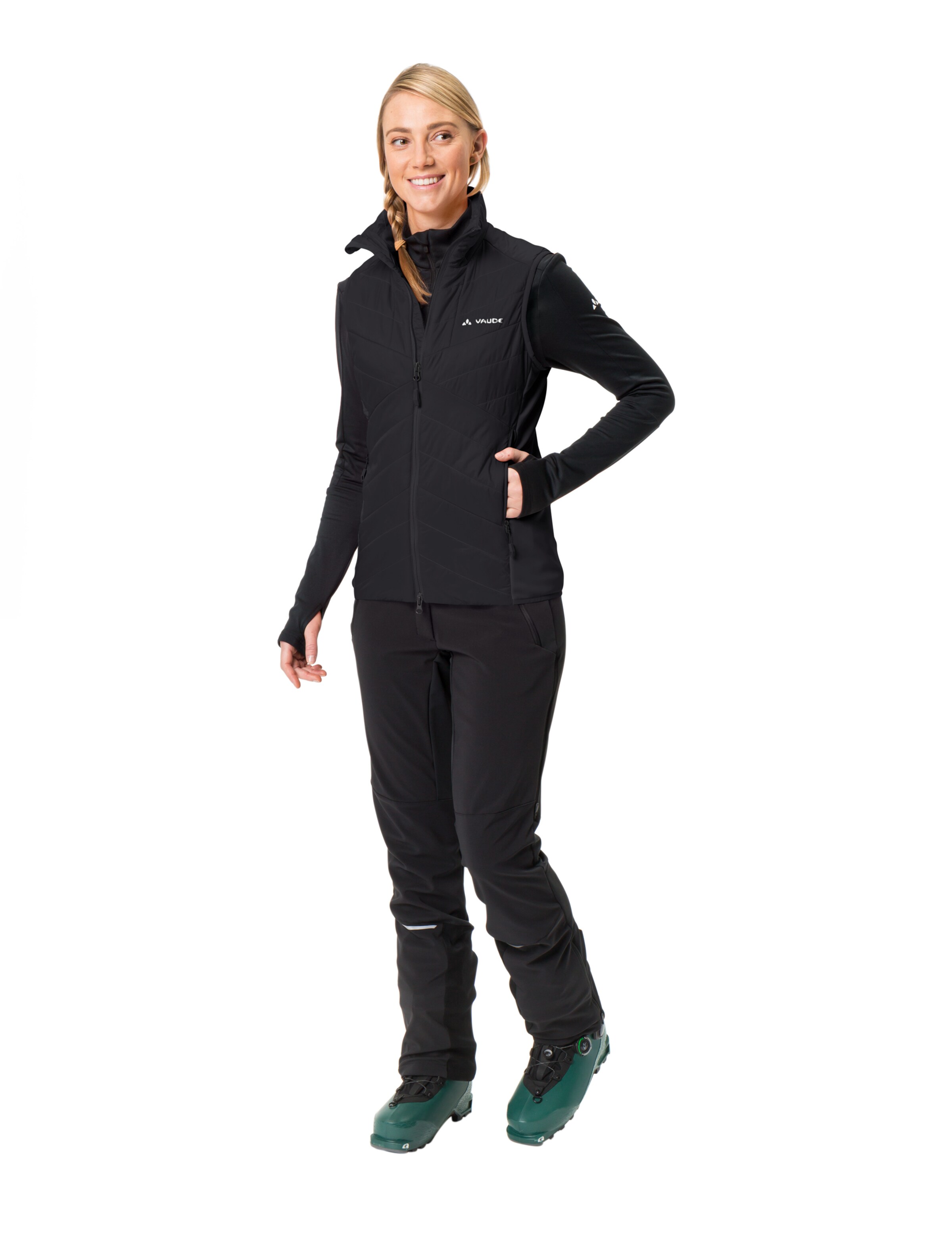 VAUDE Sports vest 'Sesvenna' in Black