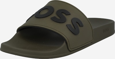 Flip-flops 'Kirk' BOSS pe verde / negru, Vizualizare produs
