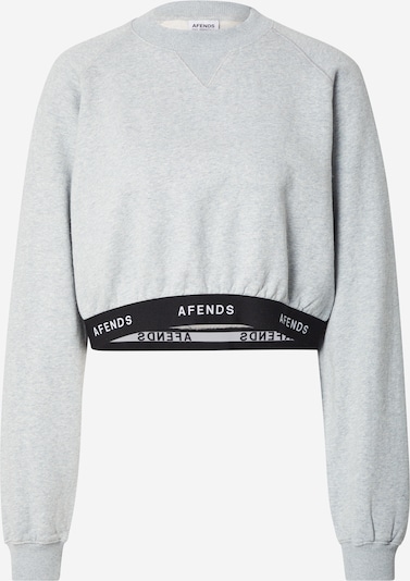 Afends Sweatshirt in grau / schwarz / weiß, Produktansicht