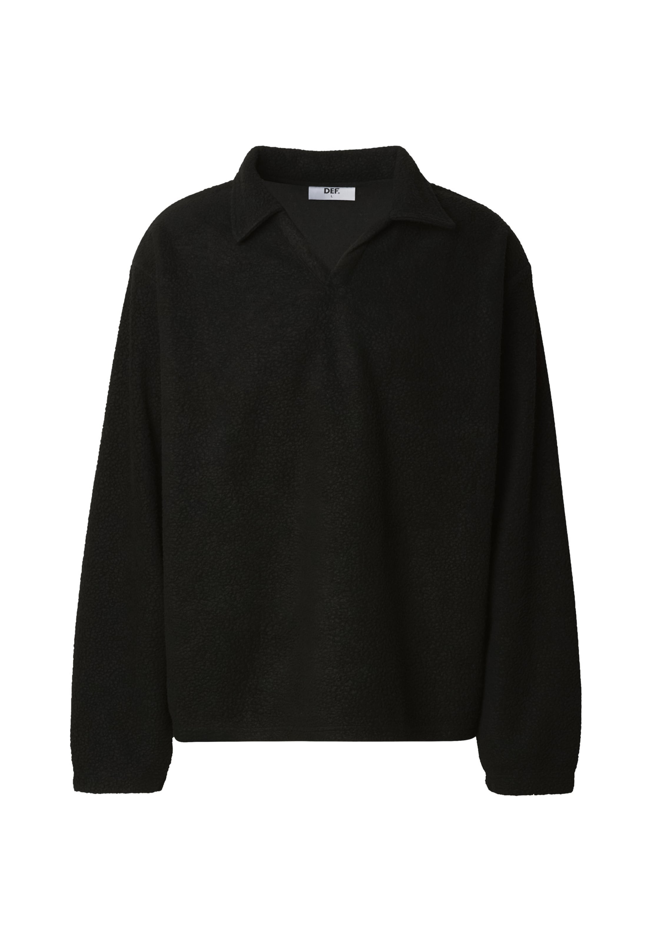 DEF Pullover in Schwarz: Vorderseite