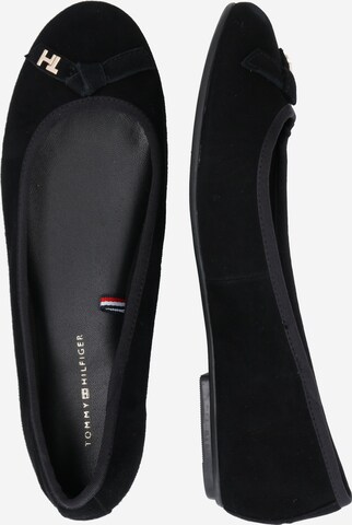 TOMMY HILFIGER Ballerina in Zwart