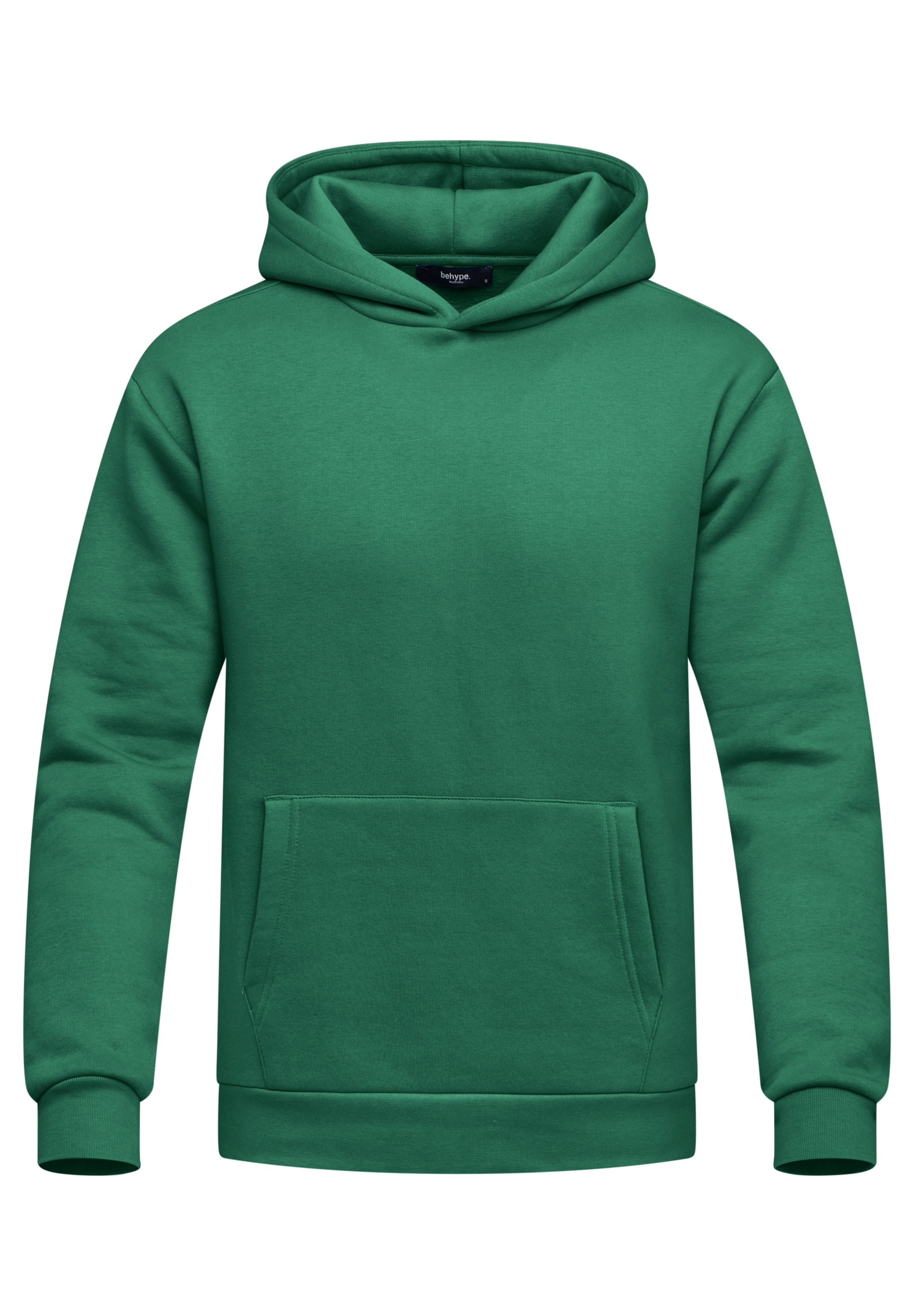 behype Sweatshirt 'COMFY' in Grün: Vorderseite