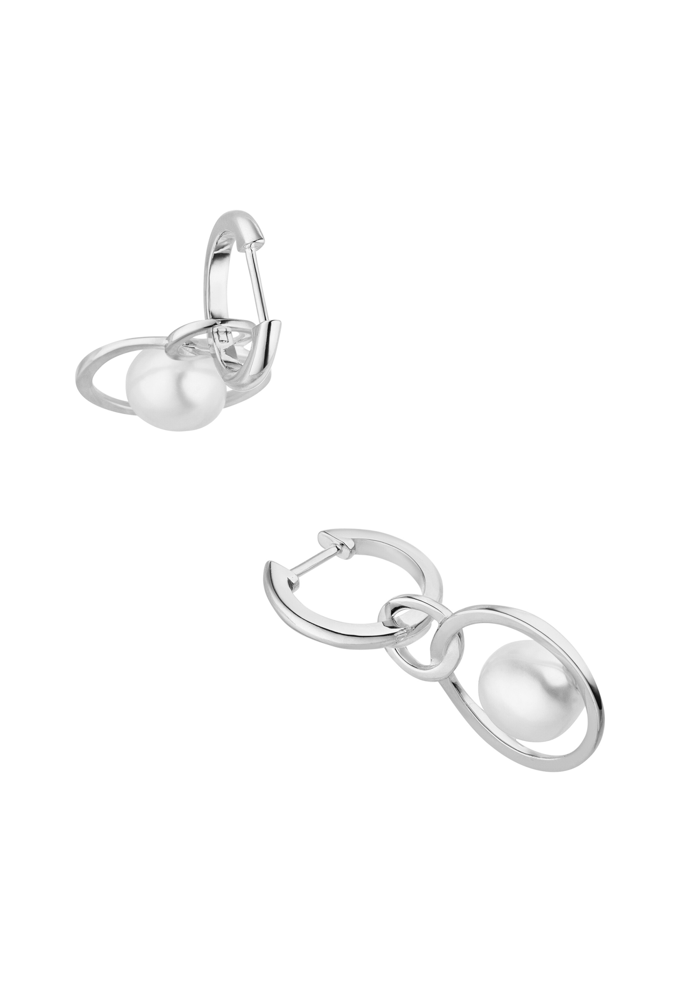 Nana Kay Earrings 'Baroque Flair' in Silver