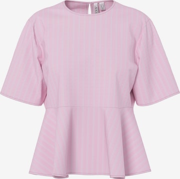 Chemisier PIECES en rose : devant