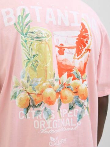 JACK & JONES - Camiseta 'JORBotaniq' en rosa