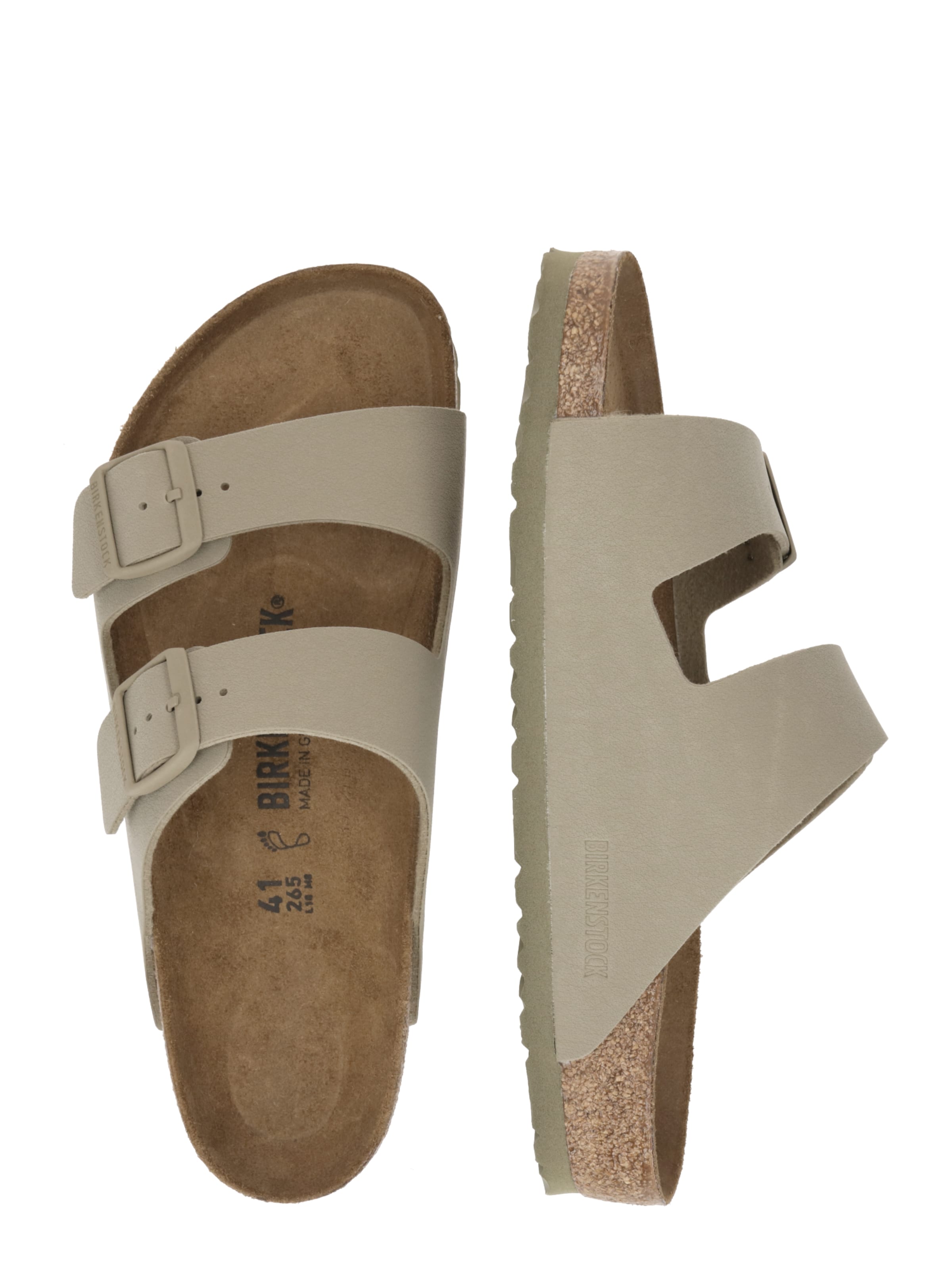 BIRKENSTOCK Pantofle 'Arizona' – zelená