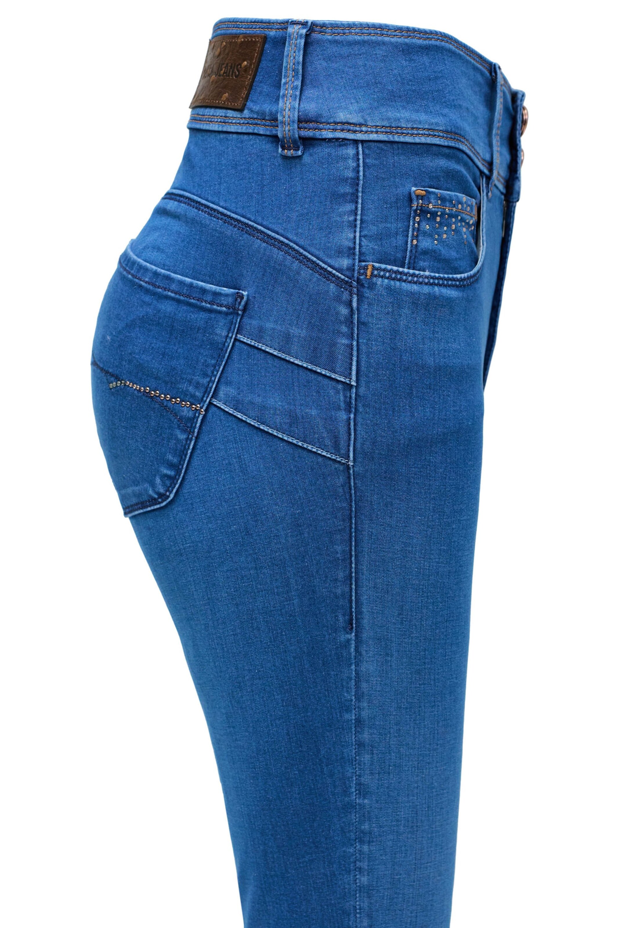 Salsa Jeans Skinny Jeans 'Secret' in Blau