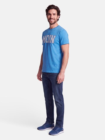 salzhaut T-Shirt 'Diek - Moin' in Blau: Seite