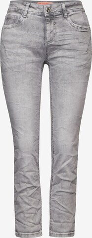 STREET ONE Slimfit Jeans 'Jane' in Grijs: voorkant