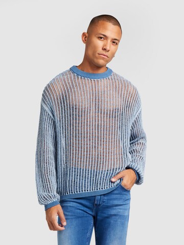 TOPMANPulover - plava boja: prednji dio