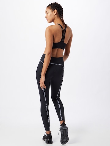 NIKE Skinny Workout Pants 'One Luxe' in Black