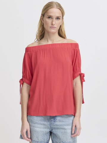 T-shirt 'IHMARRAKECH' ICHI en rose : devant